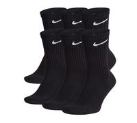 Calzini da tennis Nike Everyday Cotton Cushioned Crew 6P - Nero (38-42)