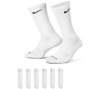 Calzini da tennis Nike Everyday Plus Cushion Crew Socks 6P - Bianco (38-42)