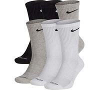 Nike Training - Everyday Cushioned Plus - Confezione da 6 paia di calzini ammortizzati multicolore XL