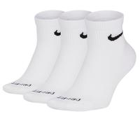 Calzini da tennis Nike Everyday Plus Cushioned Training Ankle 3P - white/black - Bianco (34-38)