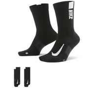 NIKE Multiplier Calzini, Black/White, S Unisex-Adulto