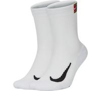 Calzini da tennis Nike Multiplier Crew 2PR Cushion - white/white 46-50