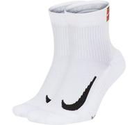 Calze da tennis alla caviglia NikeCourt Multiplier Max (2 paia) - Bianco 34-38