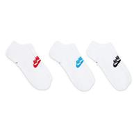 Nike DX5075-911 Sportswear Everyday Essential No-Show Socks (3 Pairs) - Misurare: M, colore: Bianco