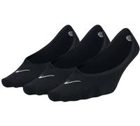 Calzini da tennis Nike Women's Performance Lightweight Footie 3P - Nero (34-38)
