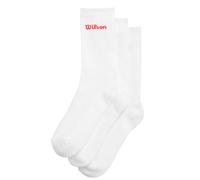 Calzini da tennis Wilson Crew Logo 3P - Bianco (38-42)