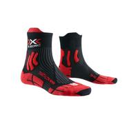 Calzini da triathlon x bionic dragonfly 5g donna rosso nero strong
