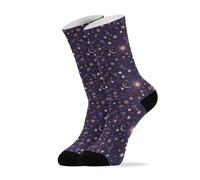 Calzini da Uomo Cute Cartoon Stars Purple Calze Trekking 40cm