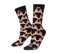 Calzini Da Uomo Donna Tenendo L'Amore Nelle Tue Mani Bandiera Della Corea Del Sud Calzini Unisex Divertenti Moda Sportive Running Calzini, Per Ciclismo, Regalo, 40Cm