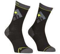 Calzini da uomo Ortovox Alpine Light Comp Mid Socks M Dimensioni dei calzini: 39-41 / Colore: nero/grigio