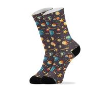 Calzini da Uomo Snooker Stars Brown Calze Uomo 40cm