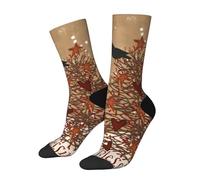 Calzini Da Uomo Winter Blessings Snowman Sportive Running Calzini Traspiranti Morbidi E Caldi Calze Termiche, Per Amico, Estive, Ciclismo, 40cm