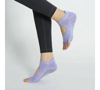 Calzini da yoga a 5 dita con punta e collo del piede scoperti, antiscivolo e confortevoli, calze protettive per sport indoor Tagli UnicaTessuto