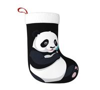 Calzini decorativi natalizi Calza WHJSSF Panda gigante fare telefonate Modello per decorare uffici e alberi di Natale, Halloween e riunioni di vacanza