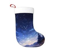 Calzini decorativi natalizi Calza WHJSSF Snow che cade tutto il cielo Modello per decorare uffici e alberi di Natale, Halloween e riunioni di vacanza