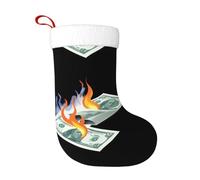 Calzini decorativi natalizi HJFCZH Burning Desire Stampe Decorazioni per la casa morbide e confortevoli per ufficio Albero di Natale Camino