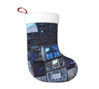 Calzini decorativi natalizi HJFCZH Cabin of the Future Prints Home Decoration Soft and Comfortable for Office Christmas Tree Fireplace