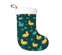 Calzini decorativi natalizi HJFCZH Duck Flock Game Stampe per la decorazione della casa morbidi e confortevoli per ufficio albero di Natale camino