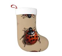 Calzini decorativi natalizi HJFCZH Seven Star Ladybird Stampe Decorazione per la casa Morbido e confortevole per Ufficio Albero di Natale Camino