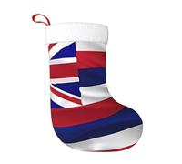 Calzini decorativi natalizi WHJDPP Flag of Hawaii American Picture Home Decoration Soft and Comfortable for Office Christmas Tree Fireplace