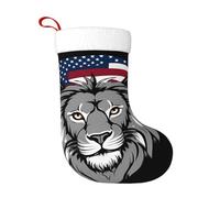 Calzini decorativi natalizi WHJSHOP Cool Lion Head Pattern Home Decoration Soft and Comfortable for Office Christmas Tree Fireplace