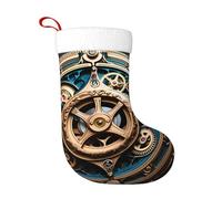Calzini decorativi natalizi WHJSHOP Cool Steampunk Gears Pattern Home Decoration Soft and Comfortable for Office Christmas Tree Fireplace