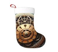 Calzini decorativi natalizi WHJSHOP Cool Steampunk Gears Pattern Home Decoration Soft and Comfortable for Office Christmas Tree Fireplace