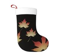 Calzini decorativi natalizi WHJSHOP Falling Maple Leaves Pattern Home Decoration Soft and Comfortable for Office Christmas Tree Fireplace