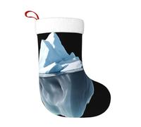 Calzini decorativi natalizi WHJSHOP La punta dell'iceberg modello decorazione per la casa morbida e confortevole per ufficio albero di Natale camino