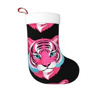 Calzini decorativi natalizi WHJSHOP Trendy Graffiti Tiger Head Pattern Decorazione per la casa morbida e confortevole per ufficio albero di Natale camino