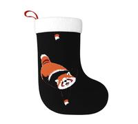 Calzini decorativi natalizi WHJSHOP Upside Down Red Panda Pattern Home Decoration Soft and Comfortable for Office Christmas Tree Fireplace
