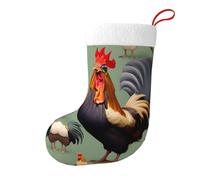 Calzini decorativi natalizi WHJSSF Gallo e Pollo, morbidi e soffici, per donne e uomini