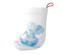 Calzini decorativi natalizi YYHWHJDE L'elefante sta sputando acqua Stampa morbida e leggera non sbiadisce adatta per ufficio albero di Natale camino