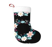 Calzini decorativi natalizi YYHWHJDE Seven Beautiful Flowers Printing Home Decoration Soft and Comfortable for Office Christmas Tree Fireplace