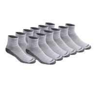 Calzini Dickies da uomo grandi e alti Dri-Tech Moisture Control disponibili nelle taglie M-XXL (6-18) Grigio (12 paia) X-Large