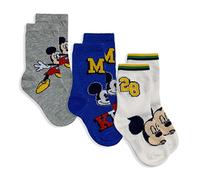 Calzini Disney Mickey Mouse set 3 paia per bambino in cotone Calze Bimbo 5674