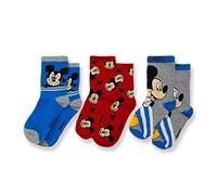Calzini Disney Mickey Mouse Topolino Tg.31/34 set 3 Paia in cotone per bambino 3311