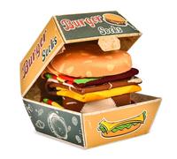 Calzini Divertenti Hamburger Uomo Donna, Regalo Cibo Originale per Papà