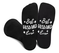 Calzini Divertenti San Valentino Uomo, BEST HUSBAND EVER, Regalo per Coppia