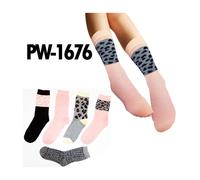 CALZINI DONNA MEZZA GAMBA 12 PAIA IN COTONE MISURA DA 35 A 40 PW-1676