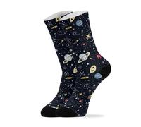 Calzini Donna Space Stars Sky Cosmic Planet Calzettoni 40cm