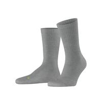FALKE Calzini unisex Run Rib Crew U So cotone, tinta unita, 1 paio, grigio chiaro 3400, 46-48