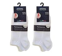 Calzini Fantasmini in cotone Filo di Scozia uomo donna calzini sneakers bassi sotto la caviglia traspiranti massaggianti leggeri e mordibissimi ideali per lo sport e tempo libero Prodotto in Italia