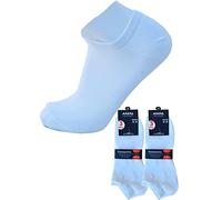 Calzini Fantasmini in pregiato cotone Filo di Scozia Chiffon, da uomo e donna unisex, calzini sneakers bassi sotto la caviglia nei colori Nero Blu Bianco confezione da 6 Paia Prodotto in Italia