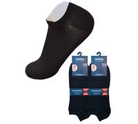 Calzini Fantasmini in pregiato cotone Filo di Scozia Chiffon, da uomo e donna unisex, calzini sneakers bassi sotto la caviglia nei colori Nero Blu Bianco confezione da 6 Paia Prodotto in Italia