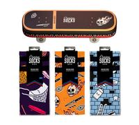 Calzini firmati American Socks Skateboard Gift Box, taglie EU 36-41; taglie U...