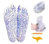 Calzini for riflessologia con strumento for massaggio dei punti trigger, calzini for massaggio for riflessologia plantare for donne e uomini, for alleviare il dolore ai piedi a casa (Color : Men, Si