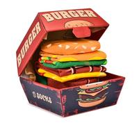 Calzini Hamburger Uomo Donna Papà Divertenti-Calze Idee Regalo Ragazzi Originali Fantasia Colorati Arte Simpatici Particolri Strani Cibo Natalizie Calze-Regali Valentino Natale Compleanno per Lui Lei