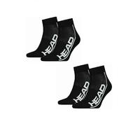 Calzini Head 2p Stripe Quarter 35/38 Black