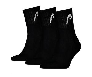 Calzini Head Corti Club Crew Nero (Pacchetto x3) 39-42